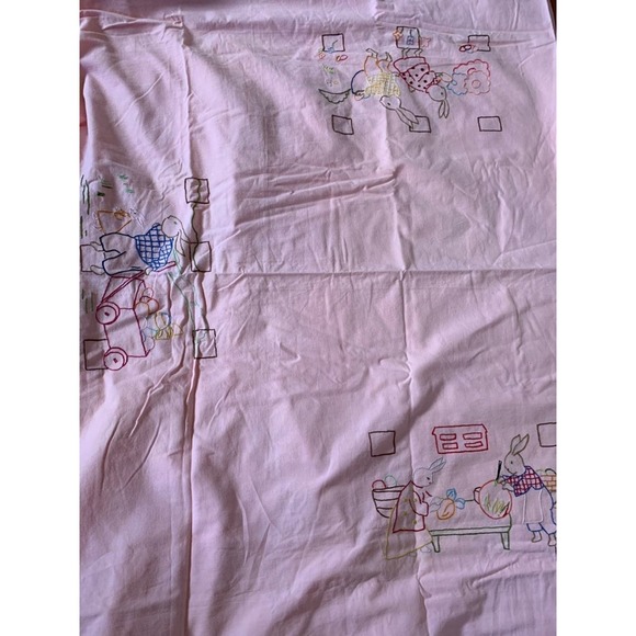 Vintage‎ Easter Storytelling Tablecloth - Picture 1 of 2